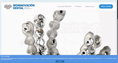 Desktop Screenshot of bioinnovaciondental.com